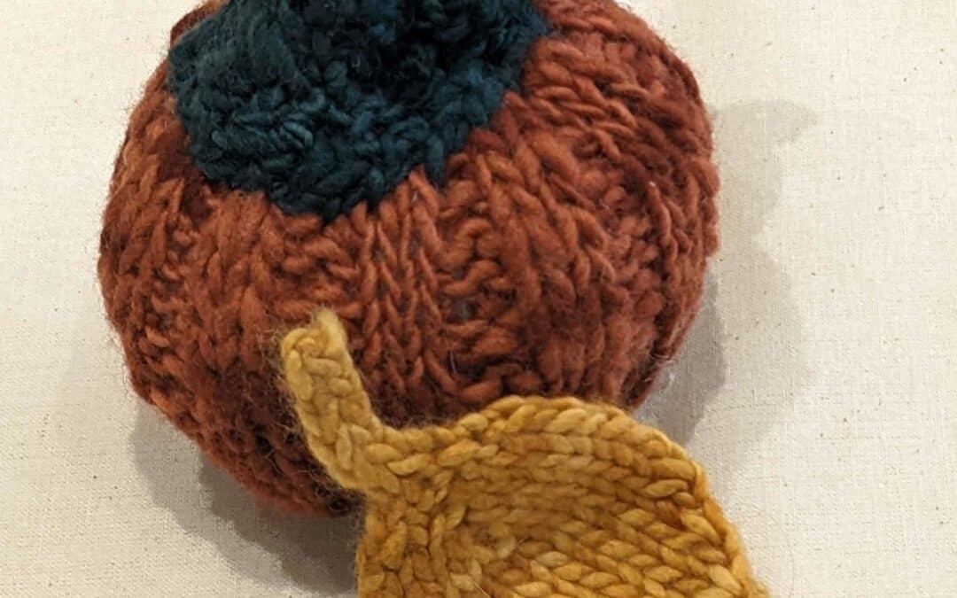 Knit/Crochet a Gourdgeous Pumpkin & Little Leaves with Kayla Pratt of Dragonfly Creative